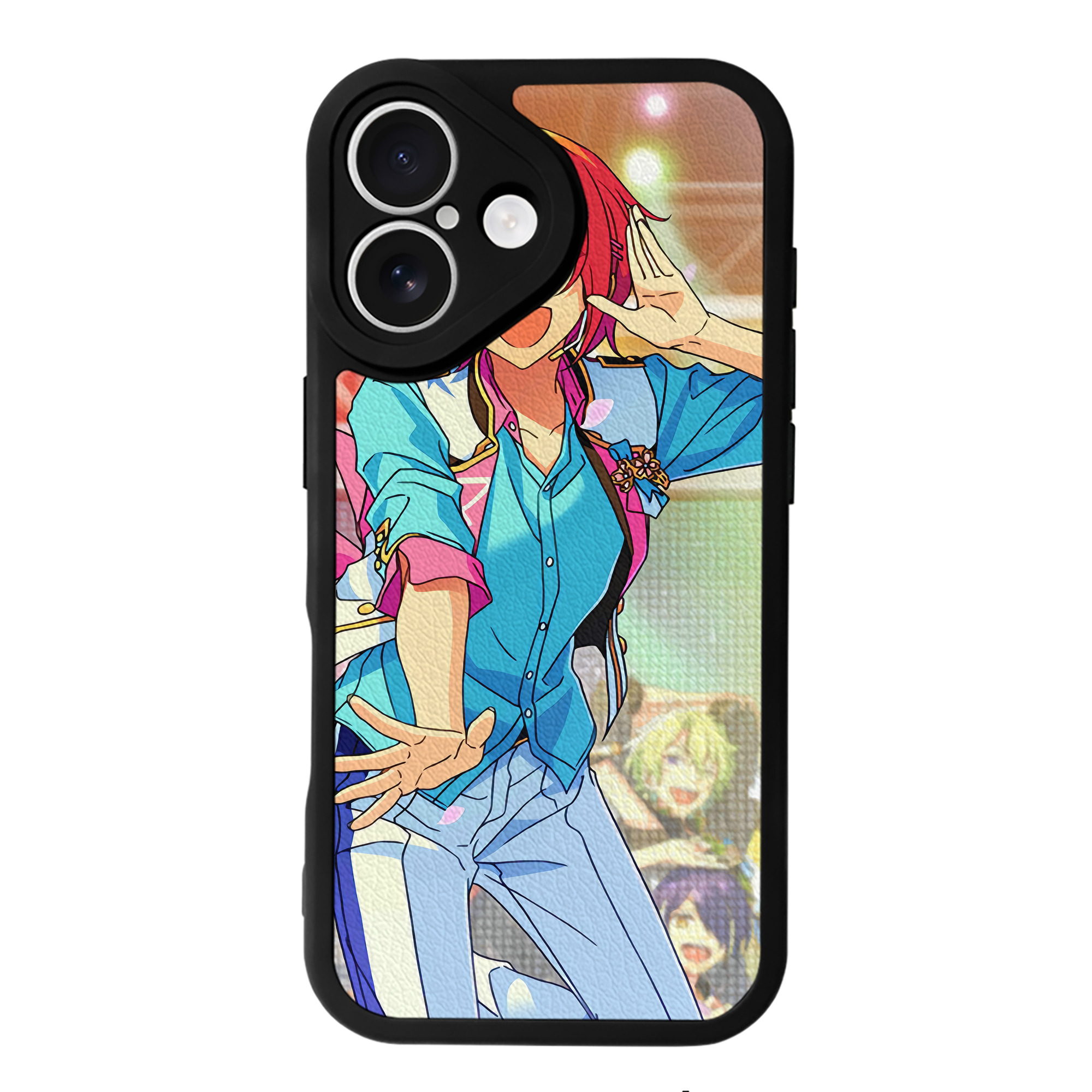 （画像用） あんさんぶるスターズ! Ensemble Stars 【iPhone 16シリーズ対応】シリコンスマホケース（レザー調） 材質：シリコン